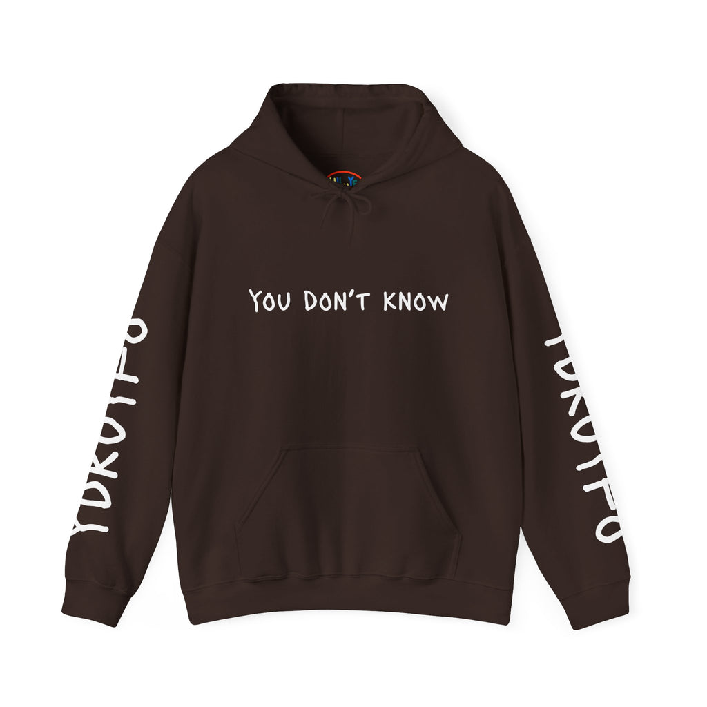 You Don’t Know Until You Find Out Hoodie — Minimalist Motivational Pullover