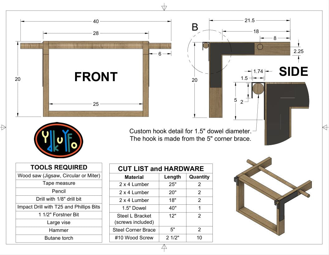Adjustable Bars Plans