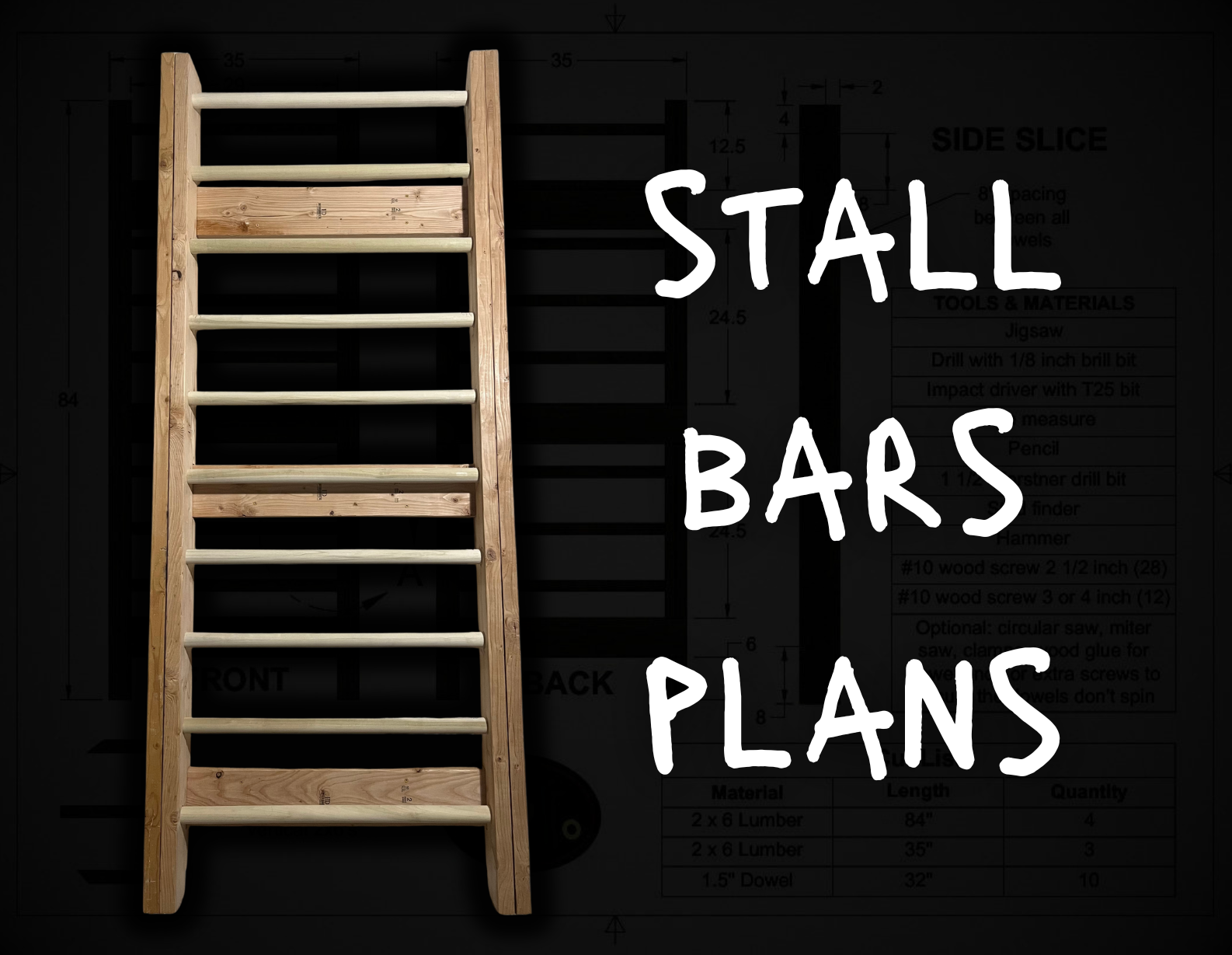 Stall Bar Plans